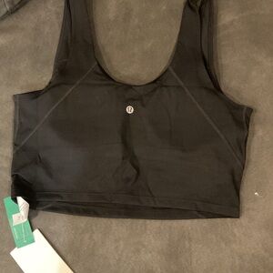 Lululemon Athletica Black Crop Top (Brand New)